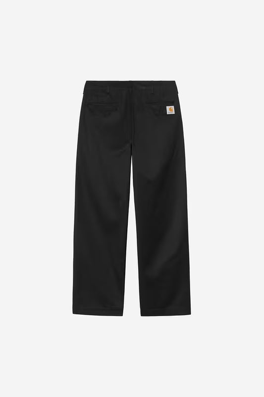 CARHARTT WIP HAROLD PANT BLACK RIGID