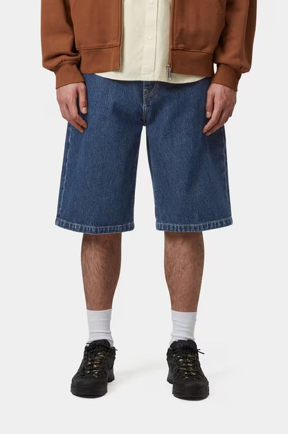 CARHARTT WIP LANGDON SHORT BLUE STONE WASHED