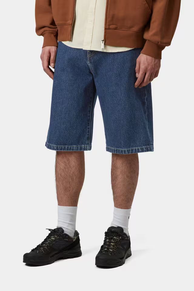 CARHARTT WIP LANGDON SHORT BLUE STONE WASHED
