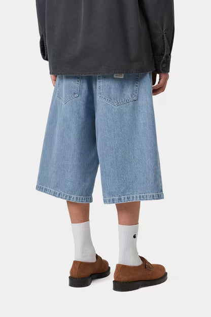 CARHARTT WIP LANGDON SHORT BLUE STONE BLEACHED
