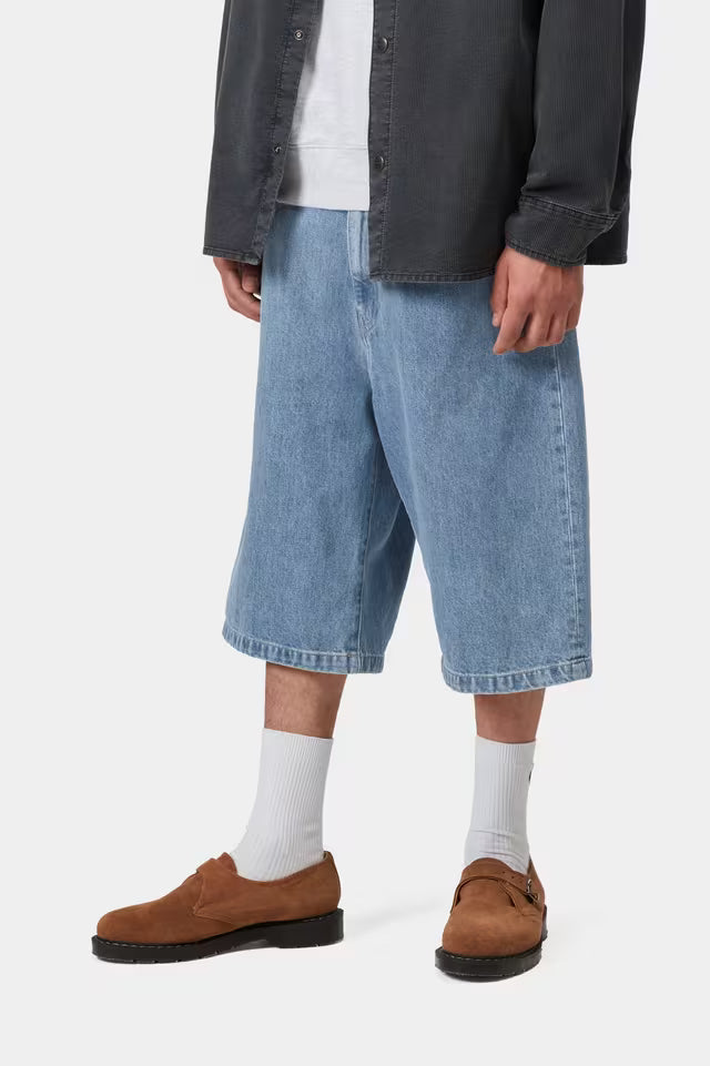 CARHARTT WIP LANGDON SHORT BLUE STONE BLEACHED