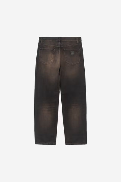 CARHARTT WIP AARON PANT TOBACCO USED WASH
