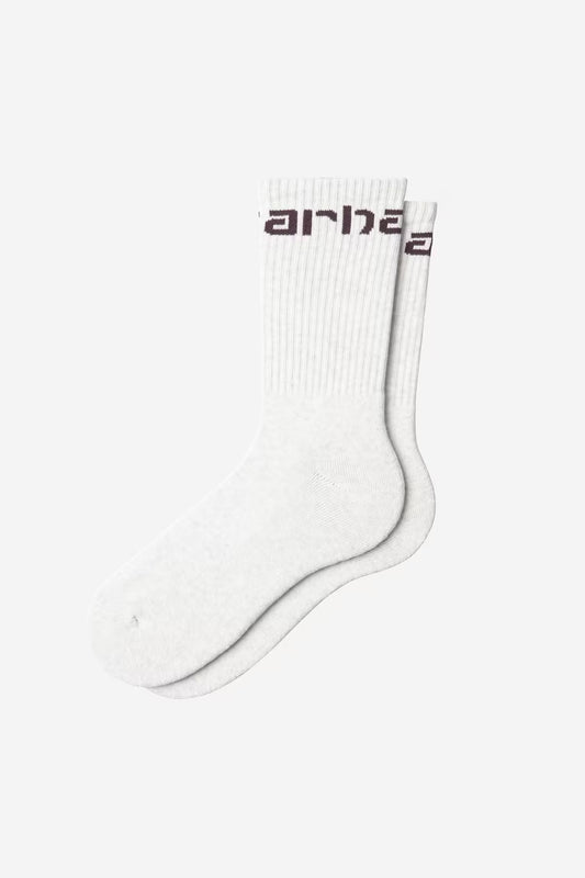 CARHARTT WIP CARHARTT SOCKS ASH HEATHER/COZY PURPLE