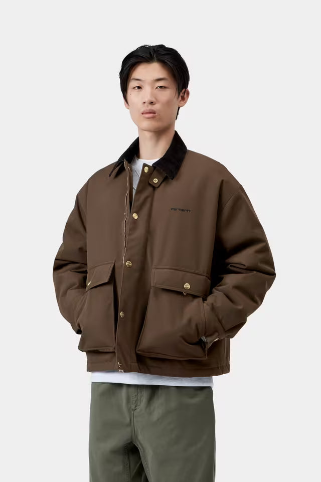 CARHARTT WIP QUENTIN JACKET TOBACCO