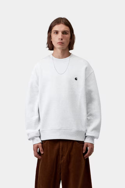 CARHARTT WIP MACK SWEAT ASH HEATHER