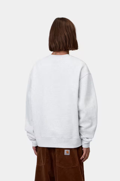 CARHARTT WIP MACK SWEAT ASH HEATHER