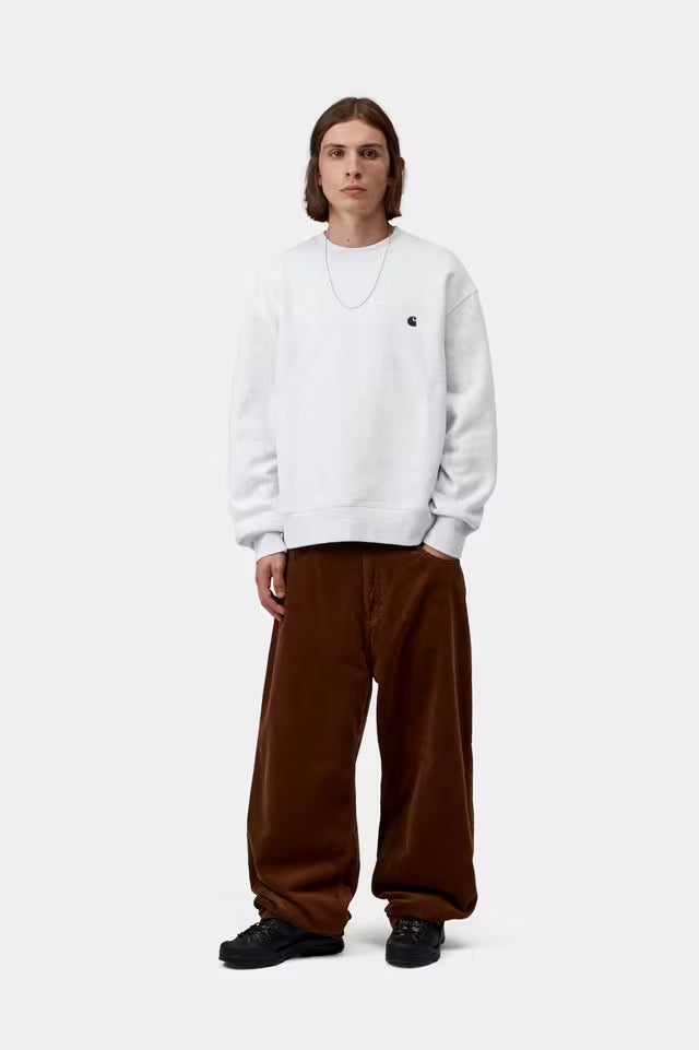 CARHARTT WIP MACK SWEAT ASH HEATHER