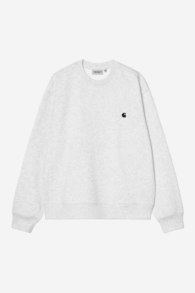 CARHARTT WIP MACK SWEAT ASH HEATHER