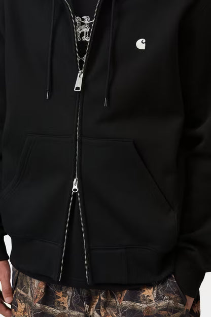 CARHARTT WIP HOODED MACK JACKET BLACK
