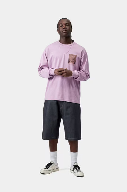 CARHARTT WIP BRANDON SHORT BLUE RIGID