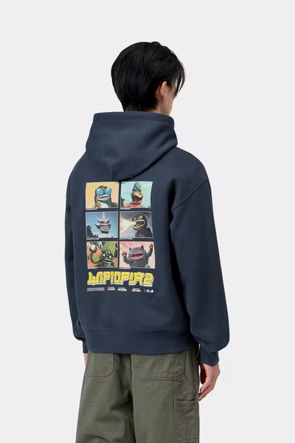 CARHARTT WIP HOODED WIPOTIPA II SWEAT BLUE