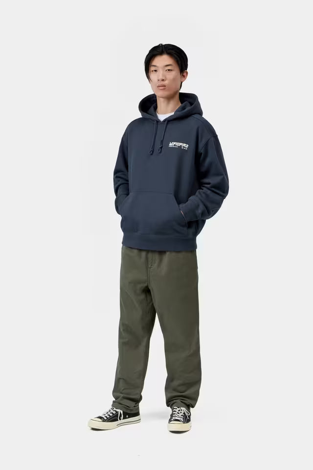 CARHARTT WIP HOODED WIPOTIPA II SWEAT BLUE