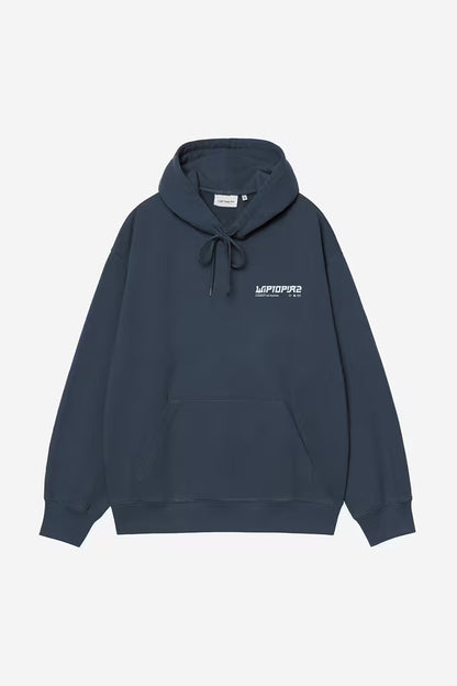 CARHARTT WIP HOODED WIPOTIPA II SWEAT BLUE
