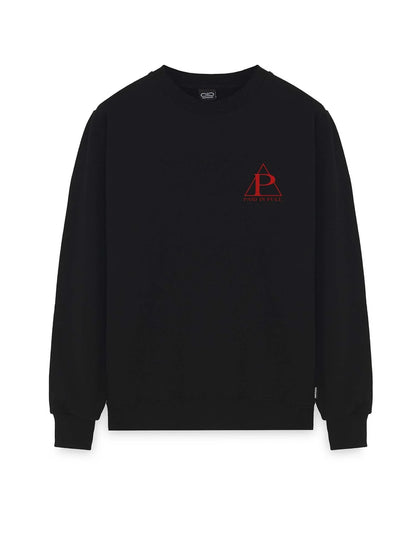 PROPAGANDA TOP CREWNECK BLACK