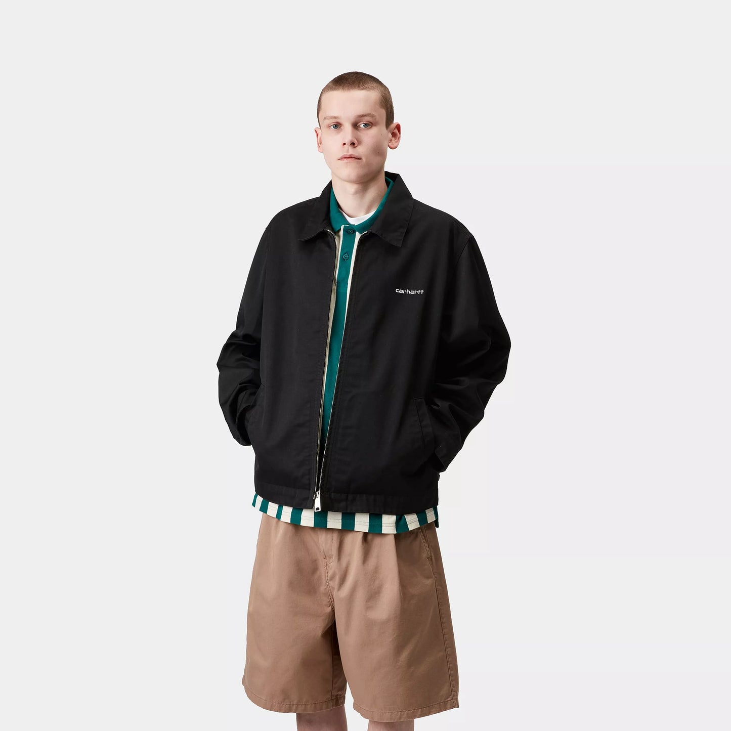 CARHARTT WIP MODULE SCRIPT JACKET BLACK