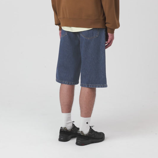 CARHARTT WIP LANGDON SHORT BLUE STONE WASHED