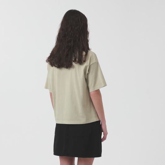 CARHARTT WIP W' NELSON T-SHIRT STONE GARMENT DYED