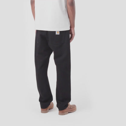 CARHARTT WIP NEWEL PANT BLACK ONE WASH