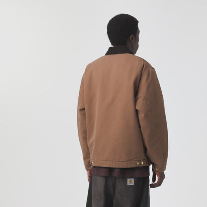 CARHARTT WIP OG DETROIT JACKET HAMILTON BROWN TOBACCO STONE CANVAS