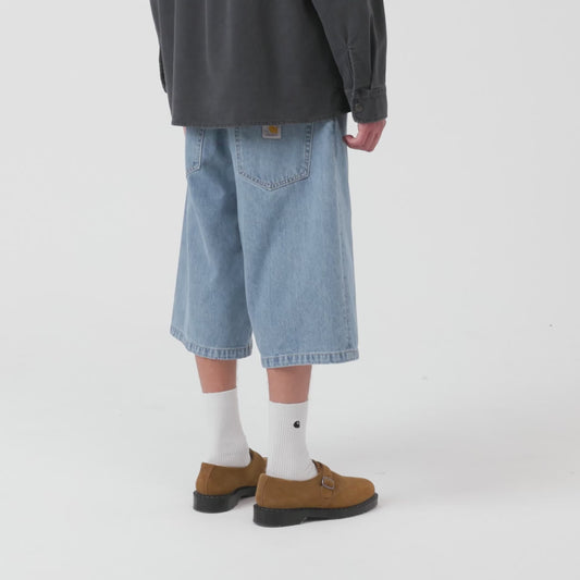 CARHARTT WIP LANGDON SHORT BLUE STONE BLEACHED