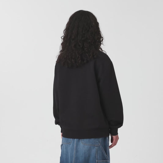 CARHARTT WIP W' CARHARTT SWEAT BLACK/HORTENSIA
