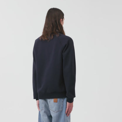 CARHARTT WIP CHASE SWEAT DARK NAVY