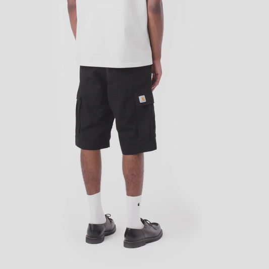 CARHARTT WIP REGULAR CARGO SHORT BLACK