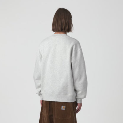 CARHARTT WIP MACK SWEAT ASH HEATHER