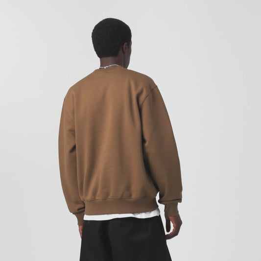 CARHARTT WIP CARHARTT SWEAT H BROWN/BLACK