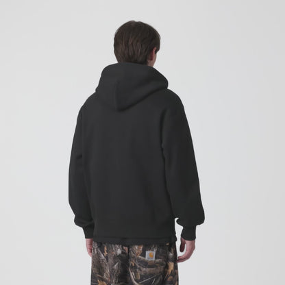 CARHARTT WIP HOODED MACK JACKET BLACK