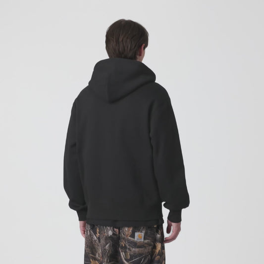 CARHARTT WIP HOODED MACK JACKET BLACK