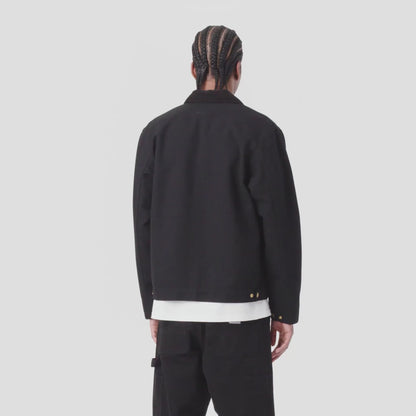 CARHARTT WIP DETROIT JACKET BLACK RINSED