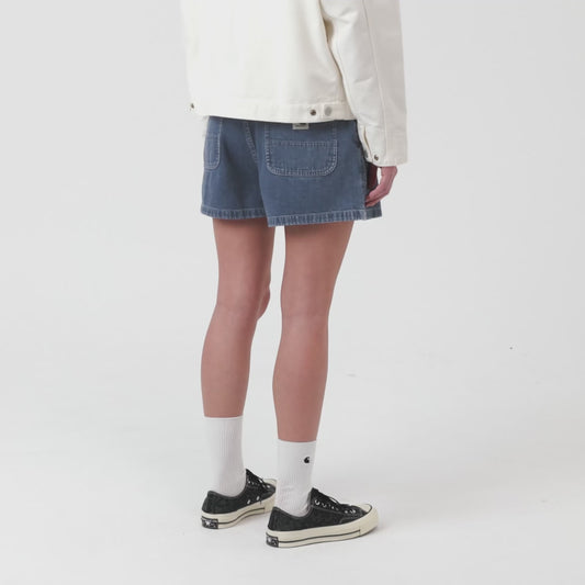 CARHARTT WIP W' LOVA SHORT BLUE STONE WASHED