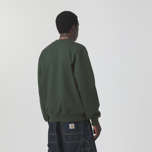 CARHARTT WIP CARHARTT SWEAT DARK SCARAB/PALISANDER