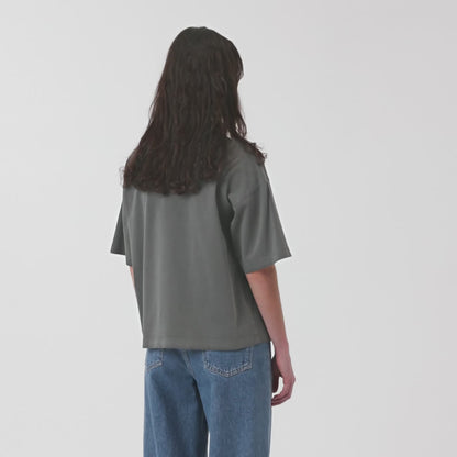 CARHARTT WIP W' NELSON T-SHIRT BLACK GARMENT DYED