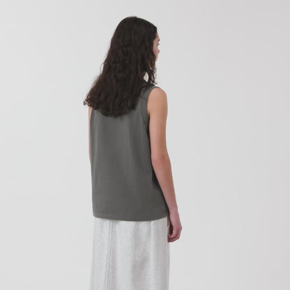 CARHARTT WIP W' NELSON A-SHIRT BLACK GARMENT DYED