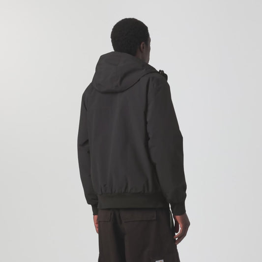 CARHARTT WIP HOODED SAIL JACKET BLACK