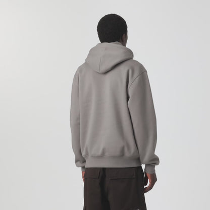 CARHARTT WIP HOODED CARHARTT SWEAT SHADY GREY/DARK NAVY