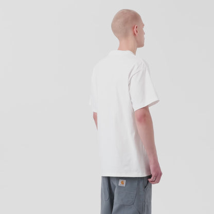 CARHARTT WIP BARBWIRE C T-SHIRT WHITE