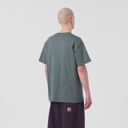 CARHARTT WIP CHASE T-SHIRT COZY BLUE