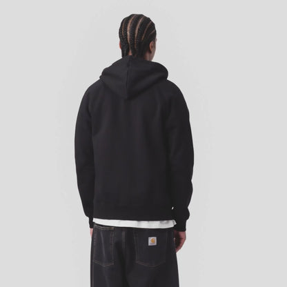 CARHARTT WIP HOODED CHASE JACKET BLACK