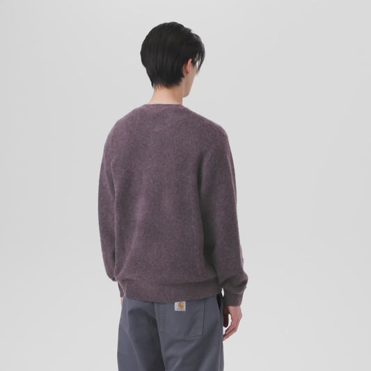 CARHARTT WIP CURTIS SWEATER SHADY PURPLE