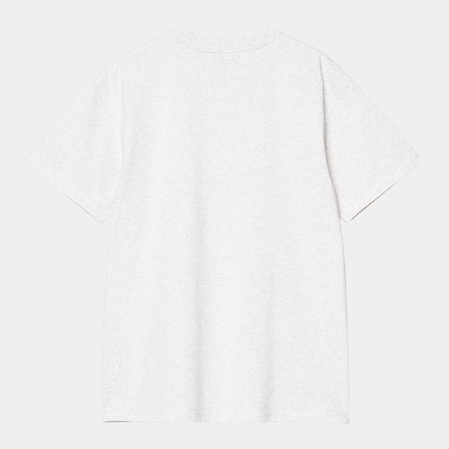 CARHARTT WIP S/S AMERICAN SCRIPT ASH HEATHER