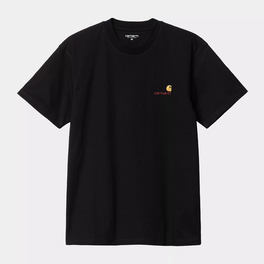 CARHARTT WIP AMERICAN SCRIPT T-SHIRT BLACK