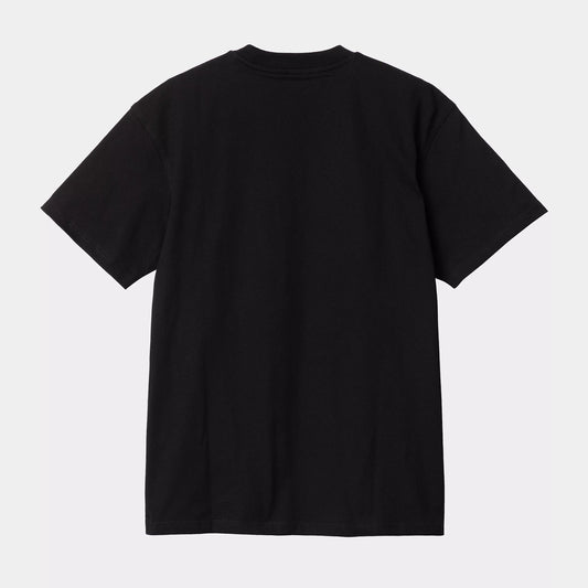 CARHARTT WIP AMERICAN SCRIPT T-SHIRT BLACK
