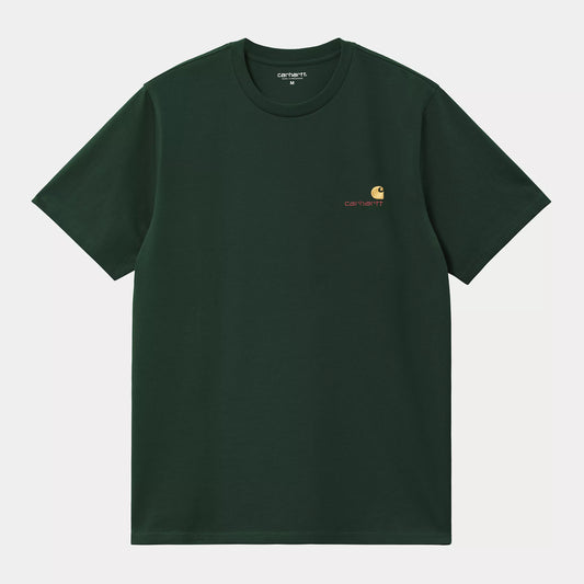CARHARTT WIP AMERICAN SCRIPT T-SHIRT CONIFER