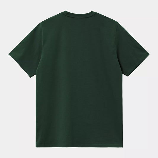 CARHARTT WIP AMERICAN SCRIPT T-SHIRT CONIFER