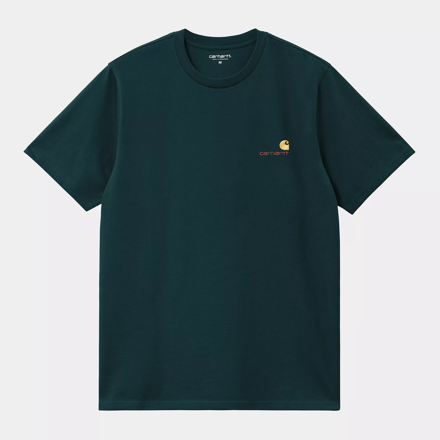CARHARTT WIP AMERICAN SCRIPT T-SHIRT DEEP LAGON