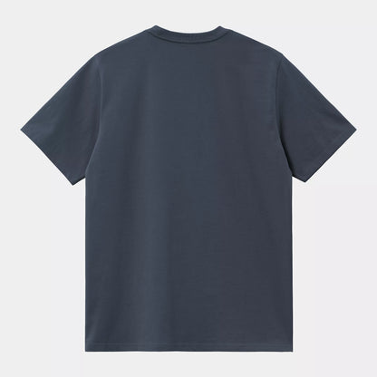 CARHARTT WIP CHASE T-SHIRT DUSKY BLUE