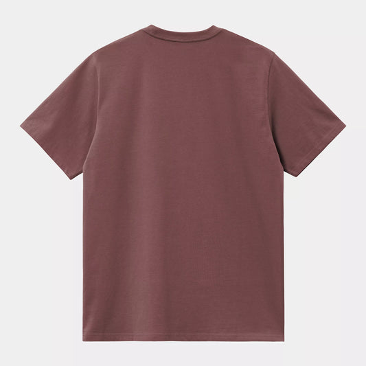 CARHARTT WIP CHASE T-SHIRT DUSKY PINK